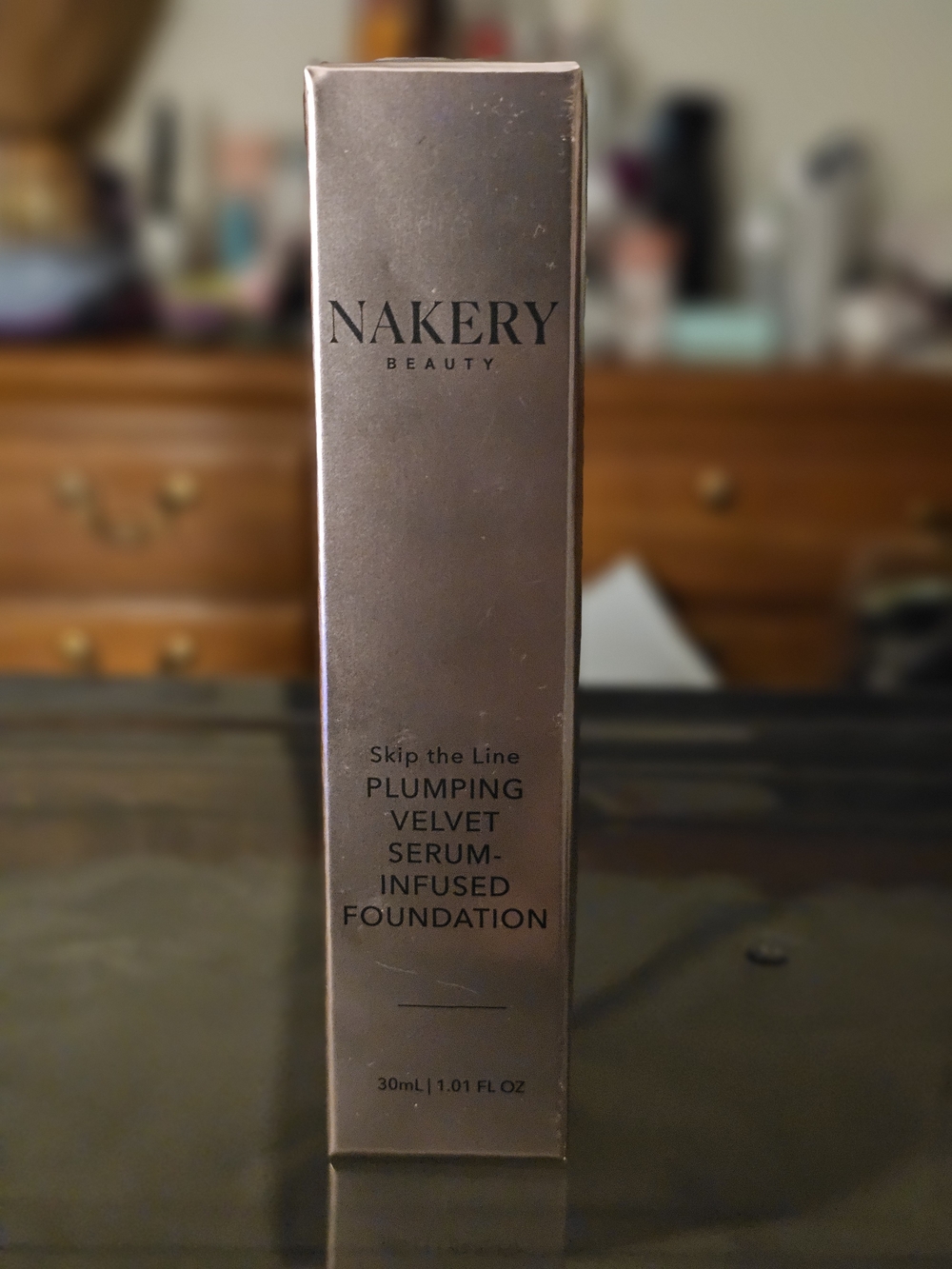 Nakery Beauty Plumping Velvet Serum-Infused Foundation — Champagne Beige